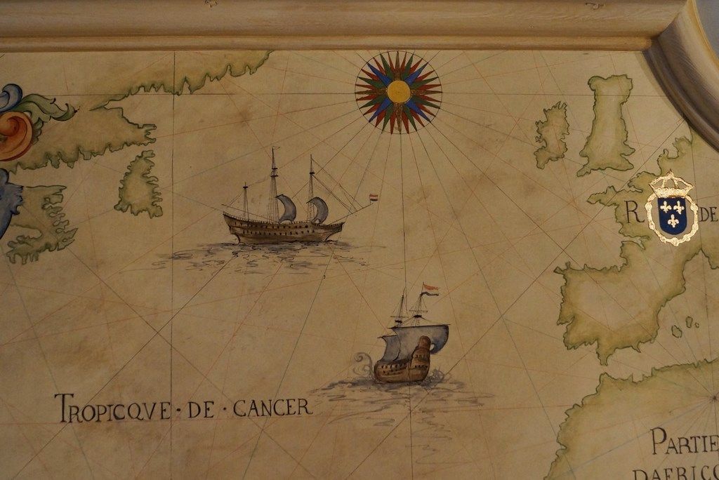 détail de la carte portulan